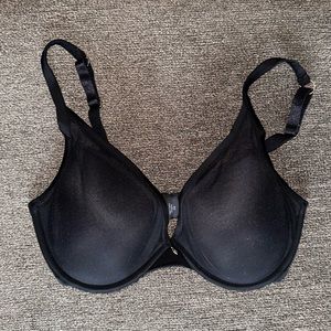 Third love 24/7 Classic Contour Plunge Bra Black size 34E